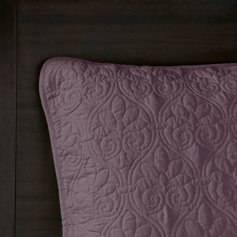 Reversible Quilt Set Purple King/Cal King