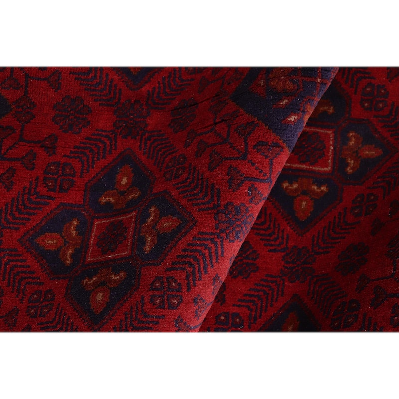 Southwestern Biljik Khal Mohammadi Raquel Red/Blue Rug - 5'2'' x 6'6''