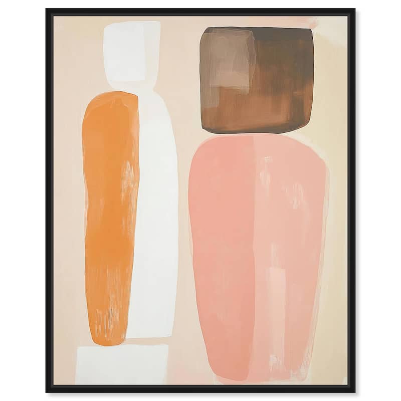 Tones of Restfulness I Canvas by Art Remedy - 36" x 45" - Black