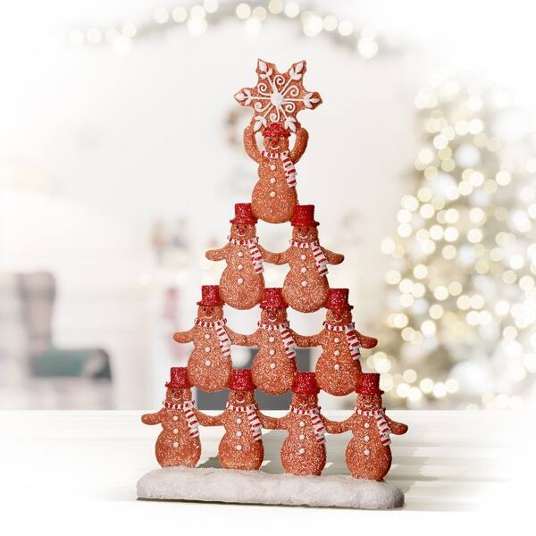 6 Resin Gingerbread Family Overstock 32428301