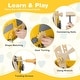 preview thumbnail 6 of 8, Costway 2-In-1 Montessori Wooden Baby Walker with Learning Activities - See Details