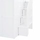 preview thumbnail 29 of 30, Full Size Bunk Bed with Wardrobe,Desk and Shelves