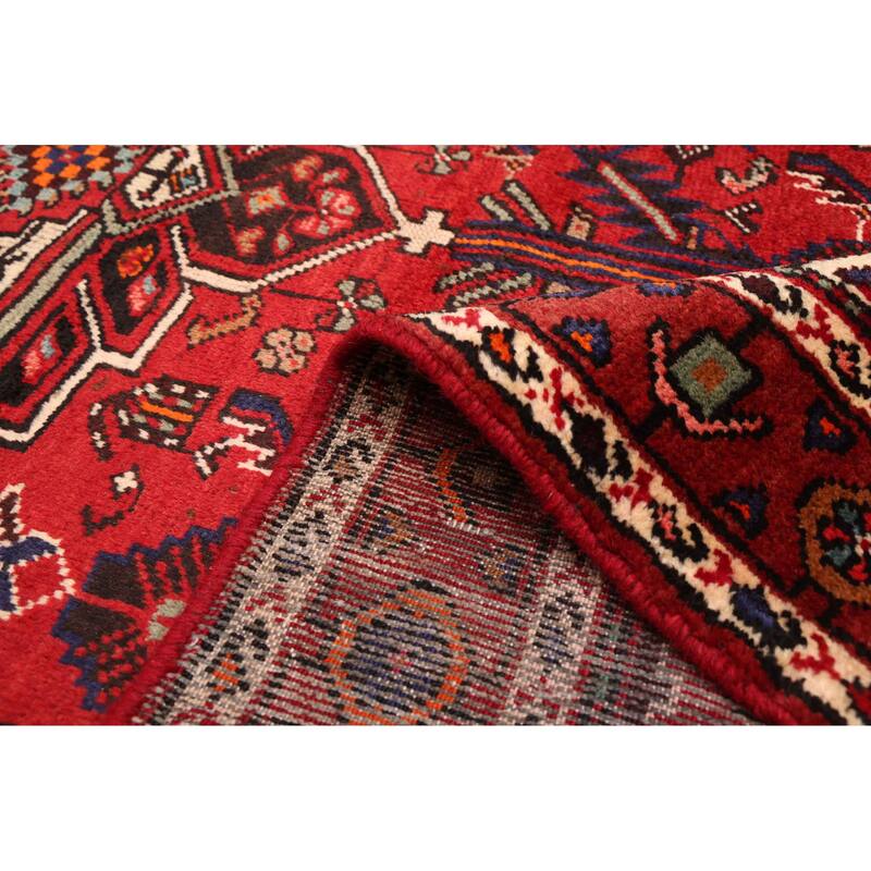 ECARPETGALLERY Hand-knotted Anadol Red Wool Rug - 4'7 x 8'2