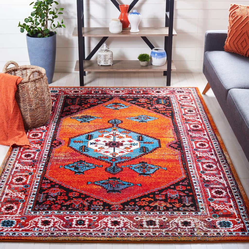 SAFAVIEH Vintage Hamadan Adalet Oriental Medallion Rug
