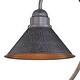 preview thumbnail 3 of 4, Outland Black Farmhouse Outdoor Dome Barn Post Light - 10-in W x 20-in H x 12.25-in D