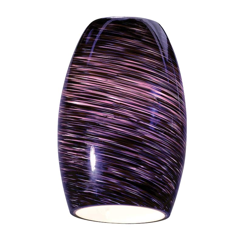 Access Lighting Chianti - Pendant Glass Shade - Purple Swirl Glass Finish - Purple Swirl