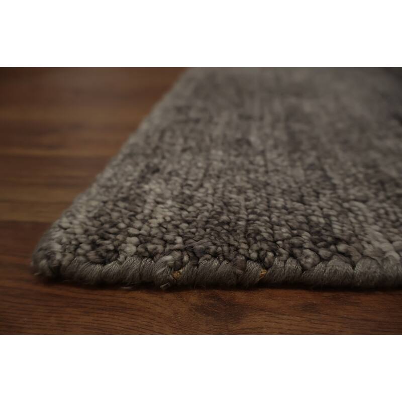 Hand Knotted Oriental 100% Wool Carpet Tribal Contemporary Brown Gabbeh Area Rug - 11' 3'' X 8' 6''