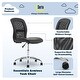 preview thumbnail 15 of 51, Serta Essentials Ergonomic Armless Task Chair
