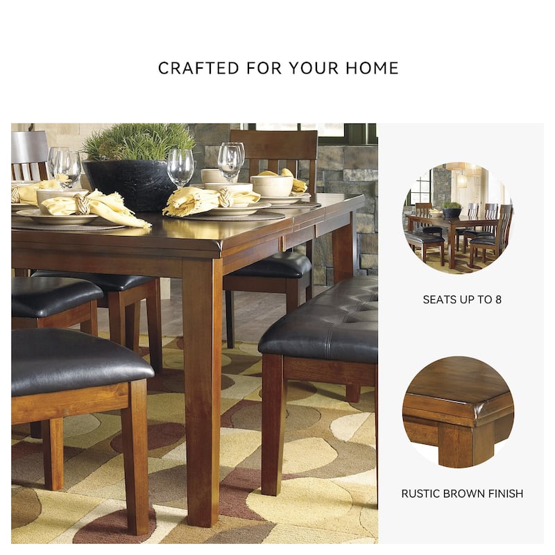 Ralene Rectangular Butterfly Extension Dining Table - 42" W x 78.13" D x 30" H