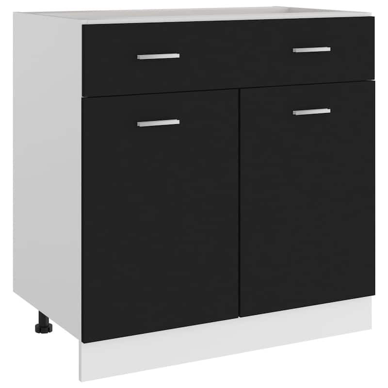 vidaXL Kitchen Cabinet Storage Cupboard Under Sink Organizer Engineered Wood