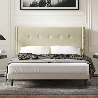 MCM Upholstered Headboard - Bed Bath & Beyond - 38461636