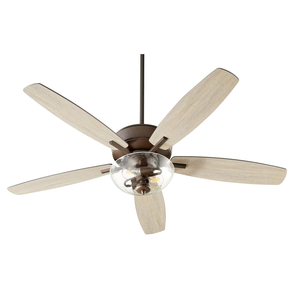 Quorum International Breeze 52" 5 Blade LED Ceiling Fan with Round