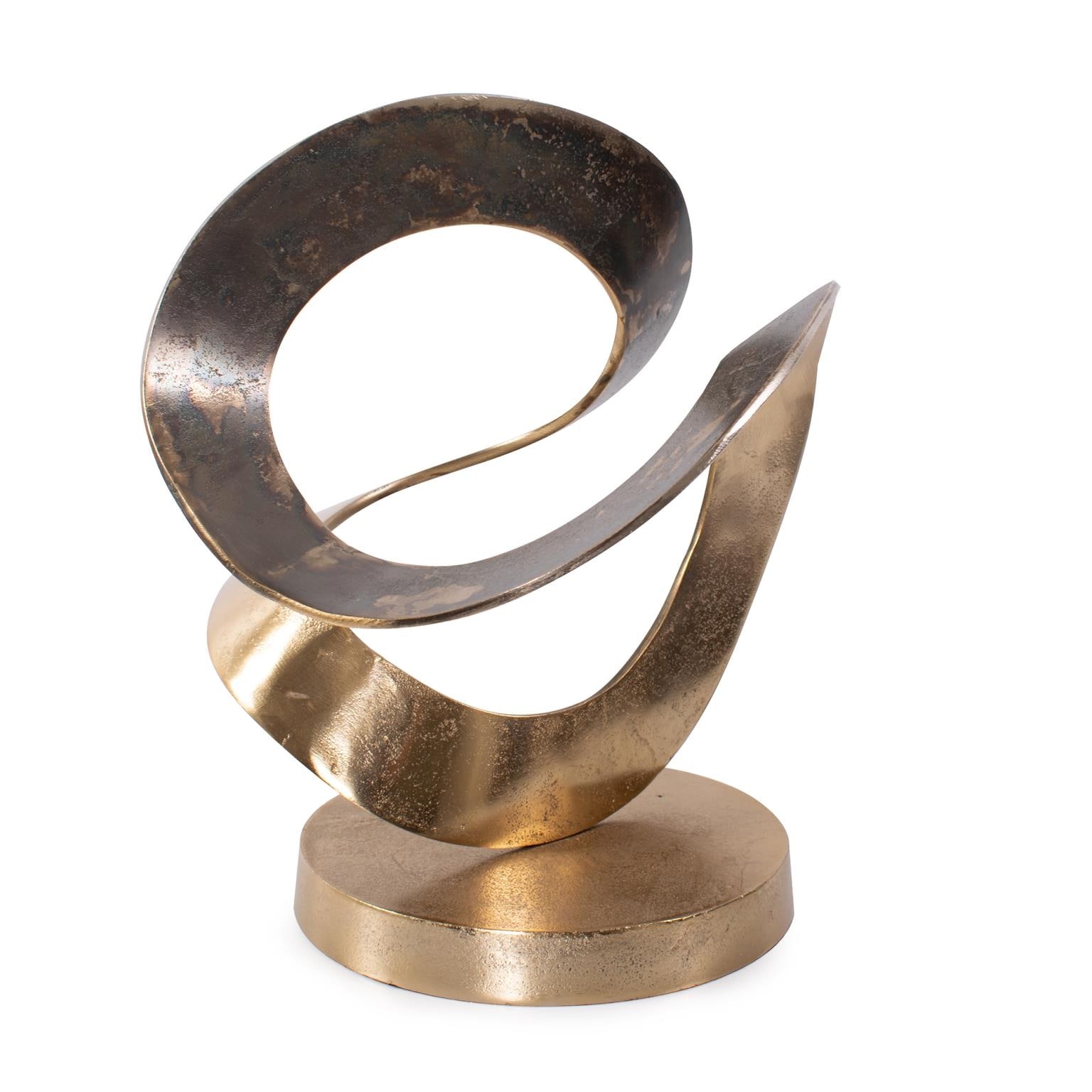 Yavner Sculpture in Cast Aluminum - 14.5H x 5W x 3.5D