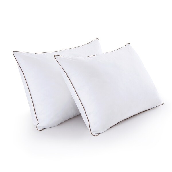 2 pack goose feather & down pillows
