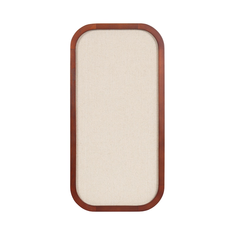 Kate and Laurel Hutton Wood Framed Fabric Pinboard