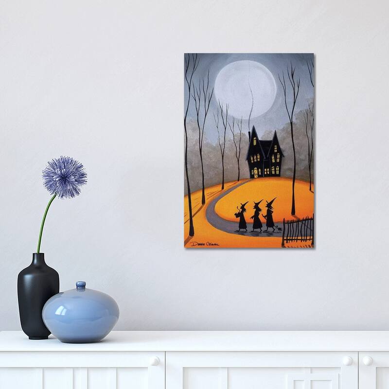 iCanvas "Three Little Witches" by Debbie Criswell Canvas Print - 18x12x1.5