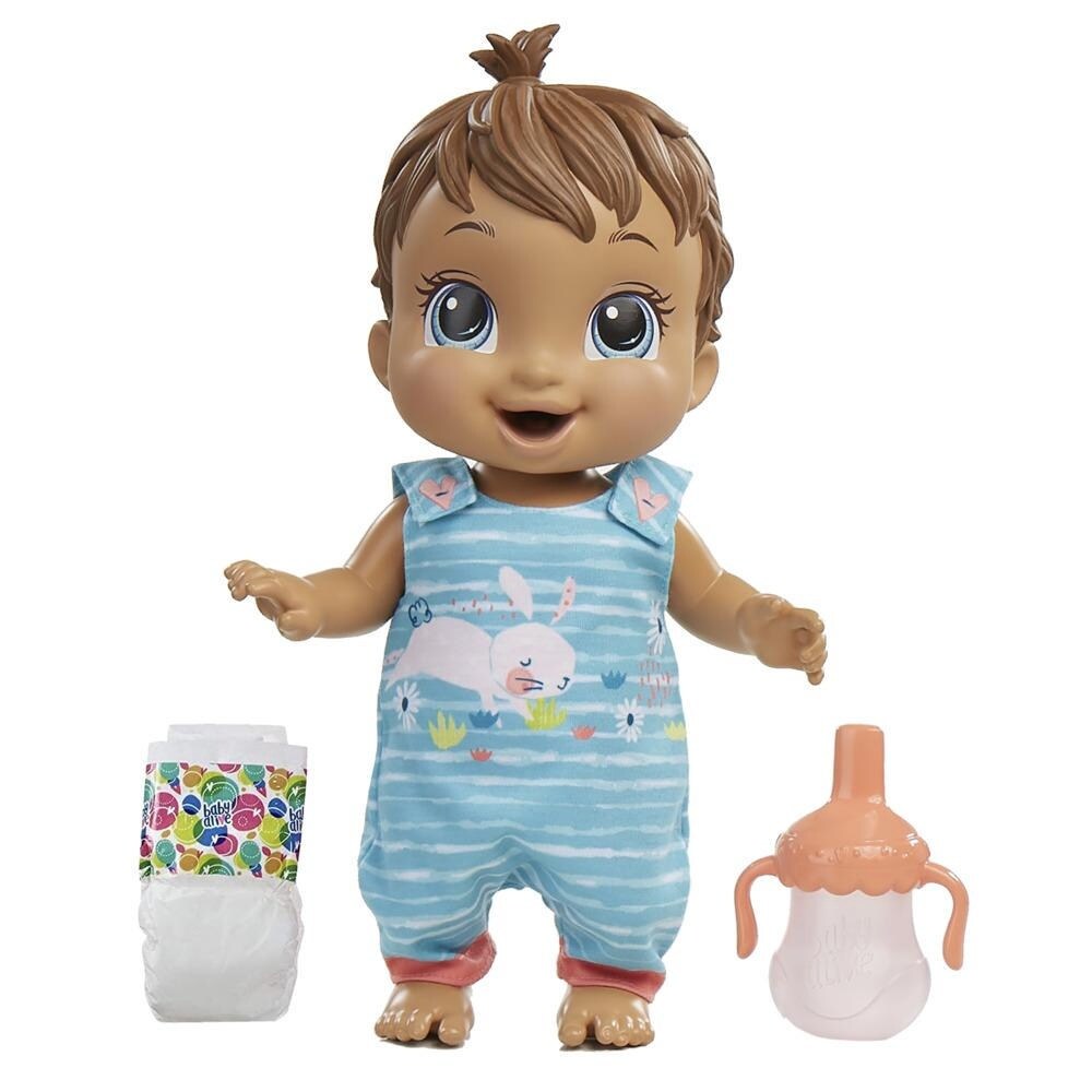 baby alive brown hair