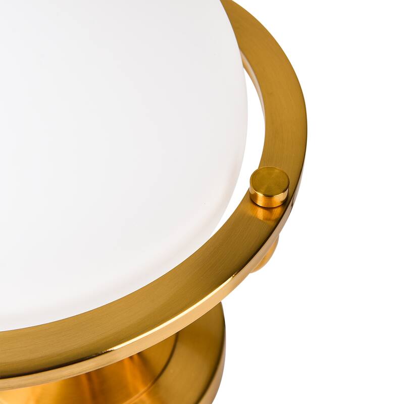 1-Lights Glass Flush Mount