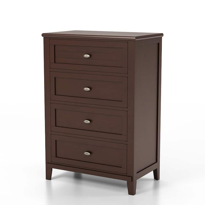 Oryahovitsa Transitional 4-Drawer Vertical Wood Chest by Copper Grove
