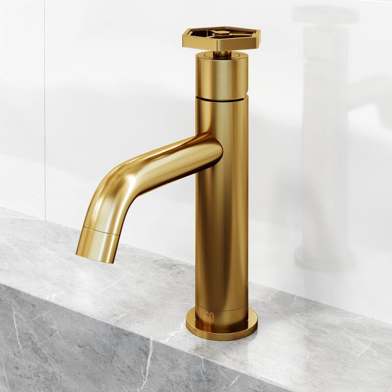 VIGO Ruxton 8" H Single Handle Single Hole Bathroom Faucet