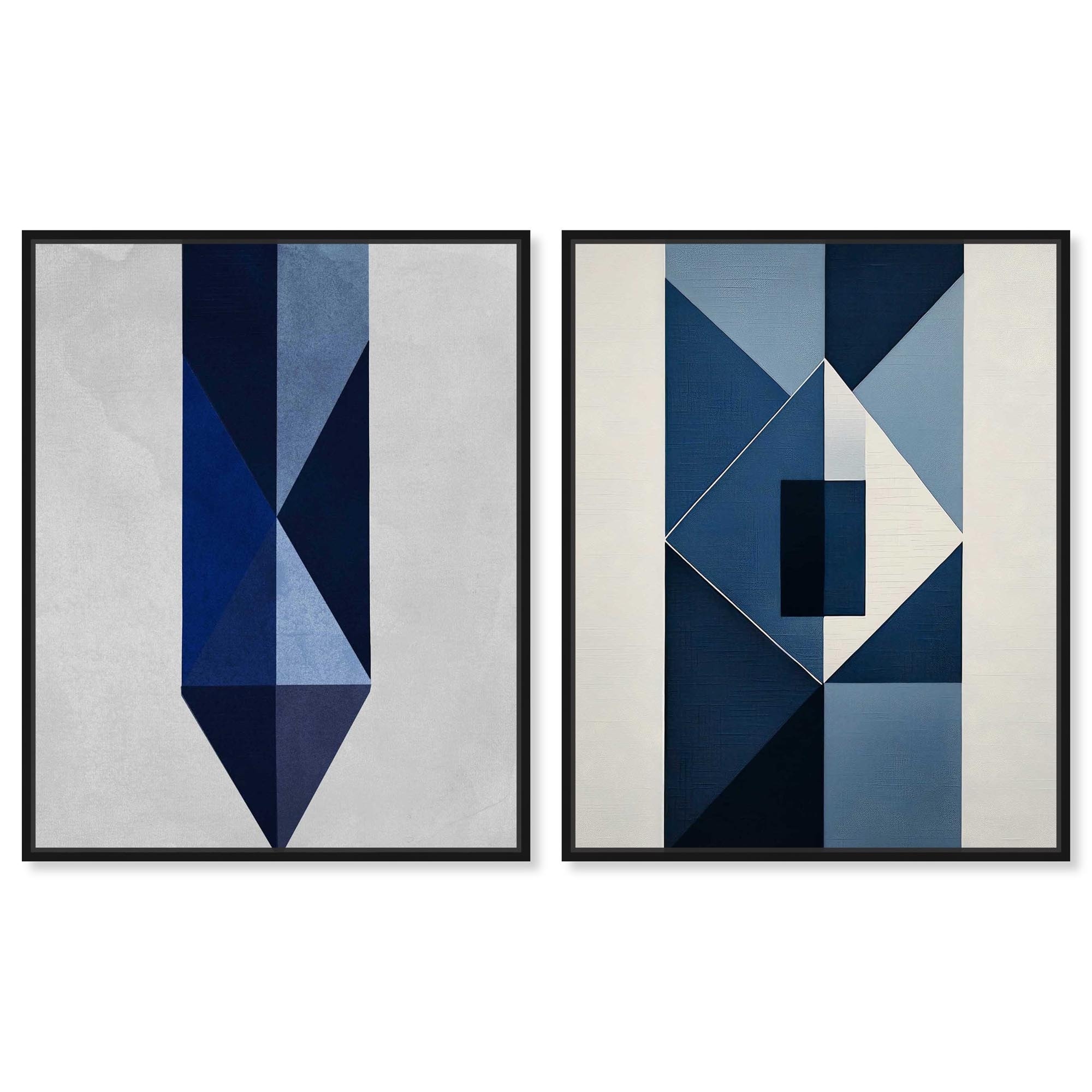 Blues Set Canvas Set of 2 by Art Remedy