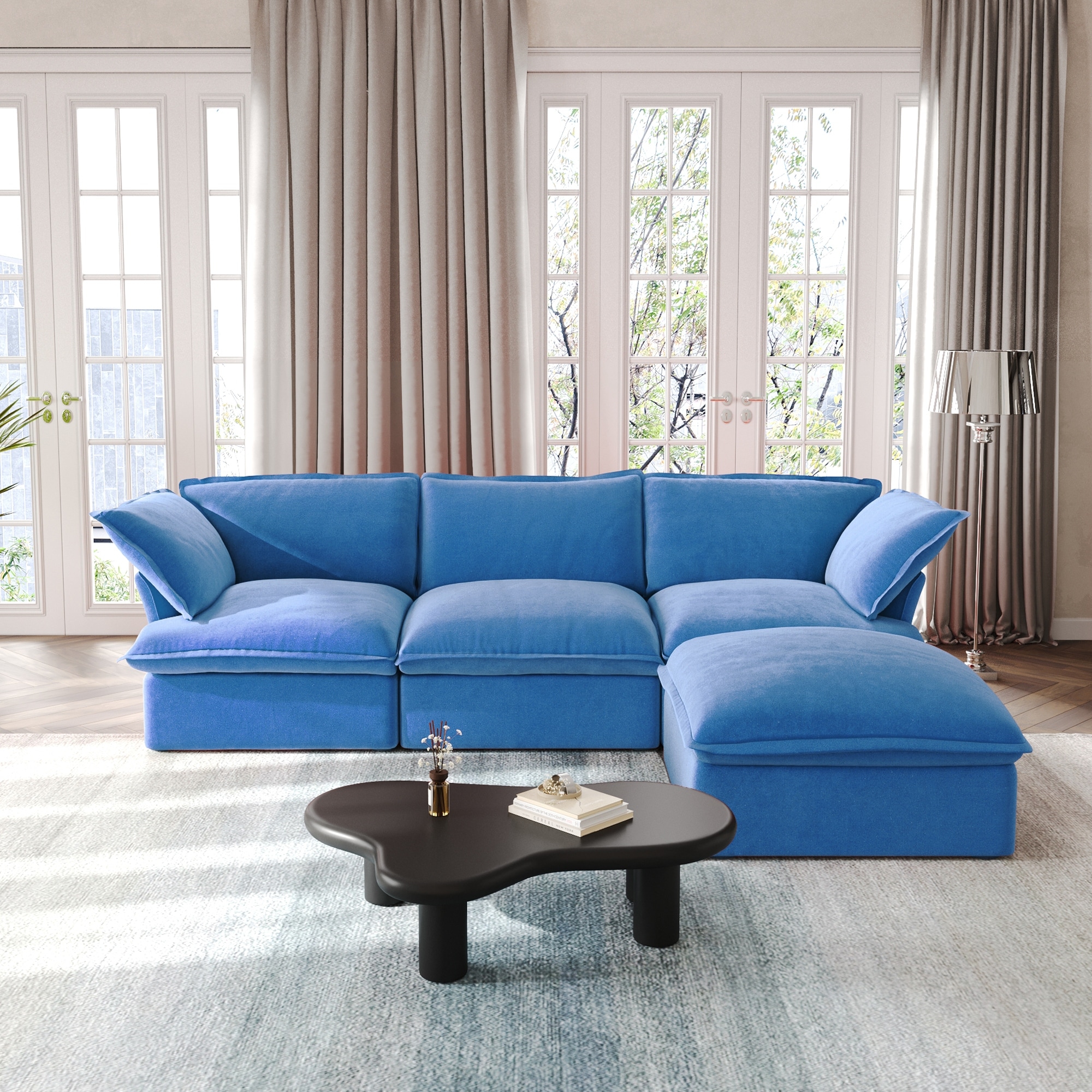 L-Shape-Sectional-Couches,-