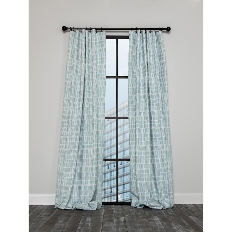-Patrice Blackout Thermal Rod Pocket Curtain Single Panel, 52 by 63-Inch, Gray