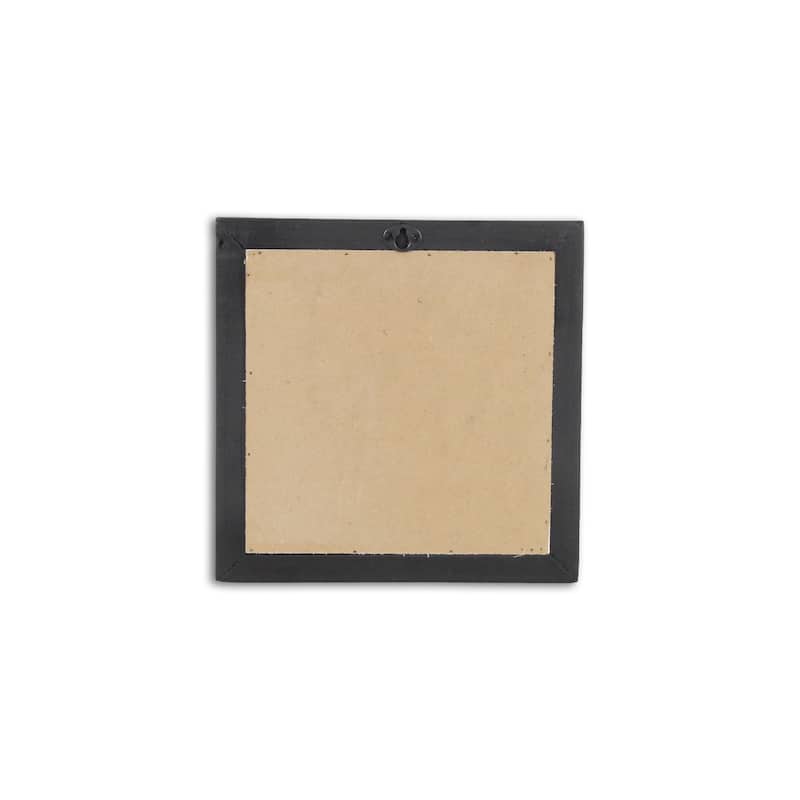 Fairgrove White Wooden Square Wall Sign
