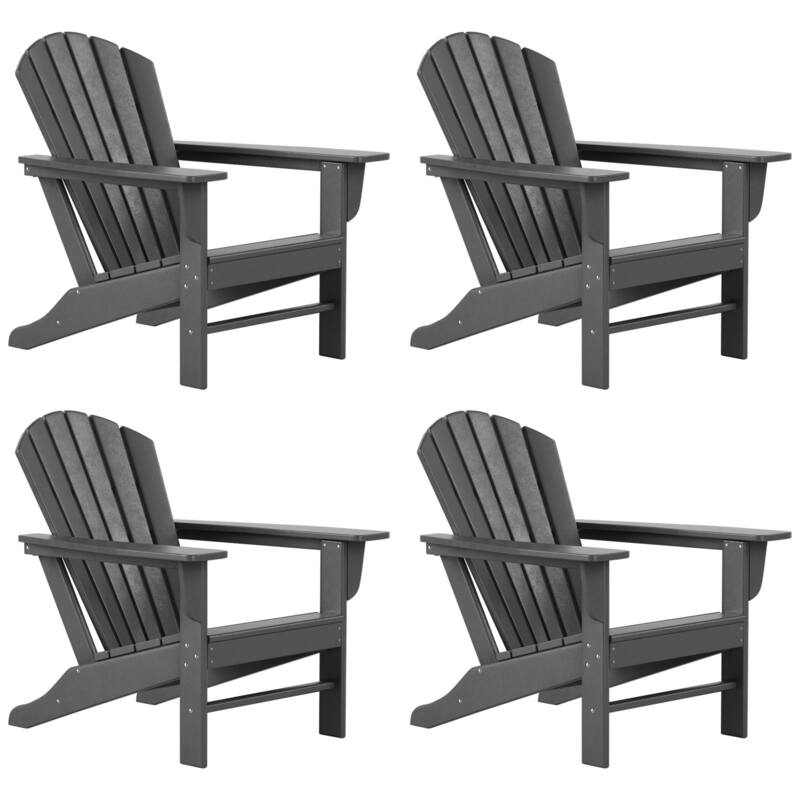 POLYTRENDS Altura Outdoor Eco-Friendly All Weather Poly Adirondack Chair (Set of 4)