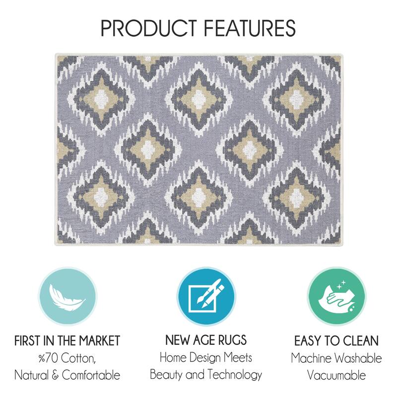 Under Sink Mat - Ultra-Absorbent Cotton Shelf Liners For Kitchen Cabinets - 2X3 feet