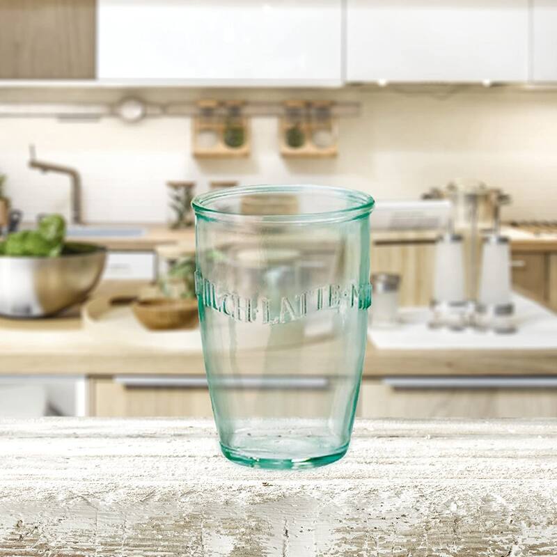 Amici Home Italian Recycled Milk Glass Set of 6