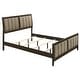 preview thumbnail 21 of 30, Wilkes 51-inch Upholstered Bed Dark Cocoa Dark Cocoa / Brown - King