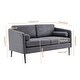 preview thumbnail 19 of 17, Modern Sofa With Pillow, Two-Seater Chair with Solid wood legs