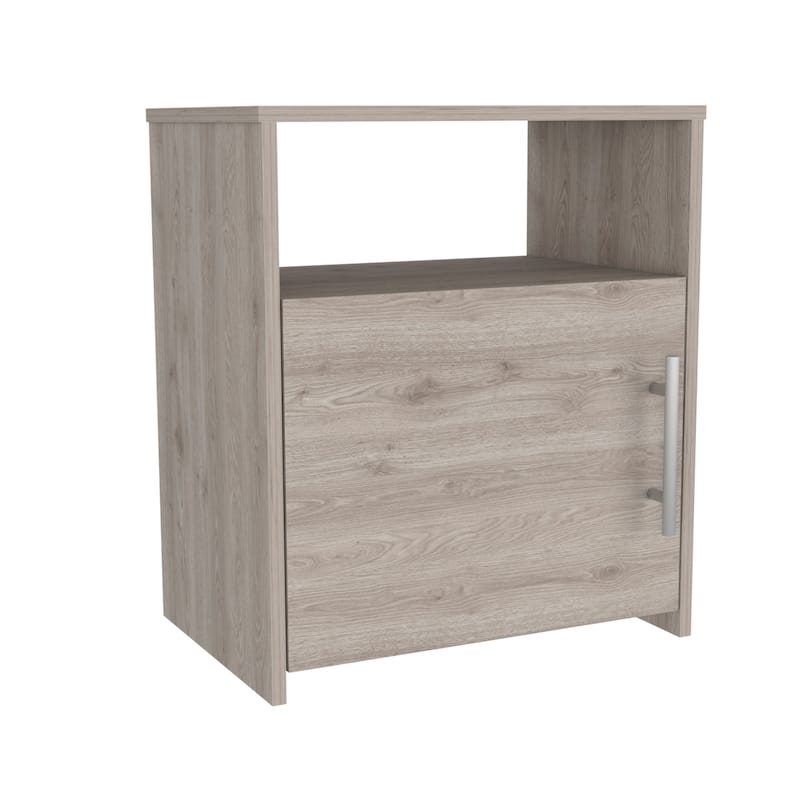 Florian 1-Shelf Nightstand - Black