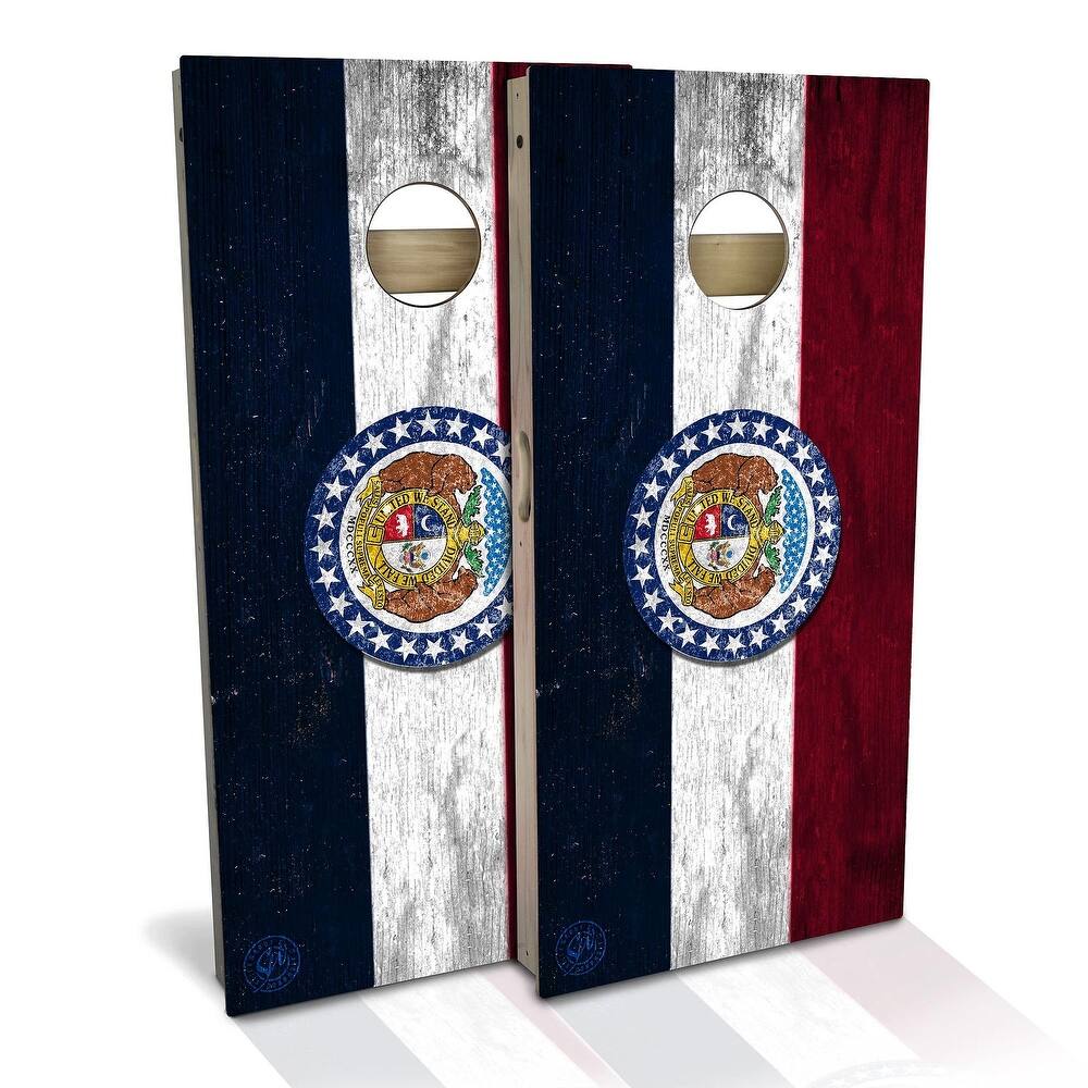 Missouri Flag Outdoor Cornhole Board Set
