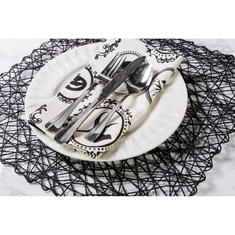 Design Imports Woven Paper Kitchen Placemat Set (Set of 6)