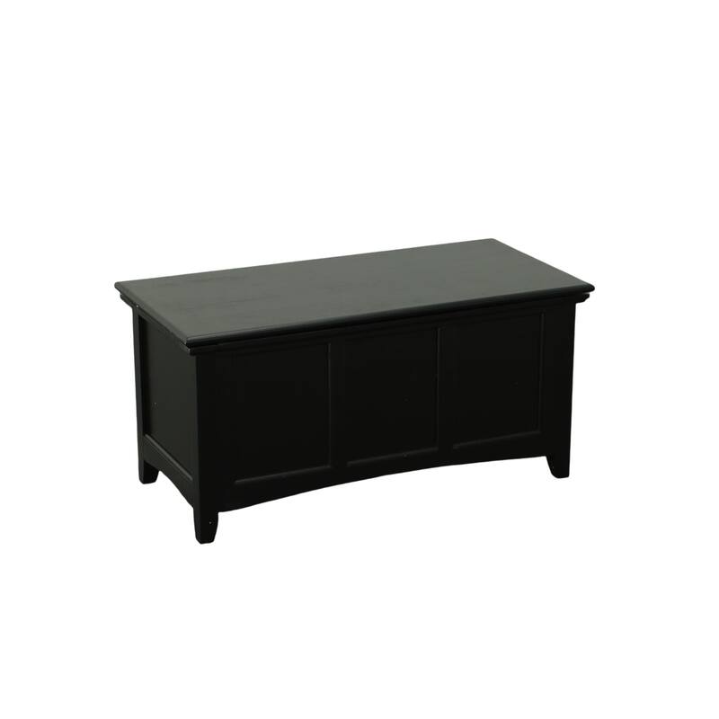 Solid Rectangular Storage Chest - 39" - Antique Black