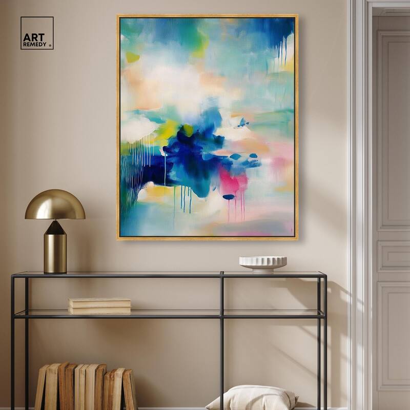 Prismatic Weeps Color II Canvas by Art Remedy
