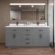 Option Dark Gray / White Quartz Top / Matte Black