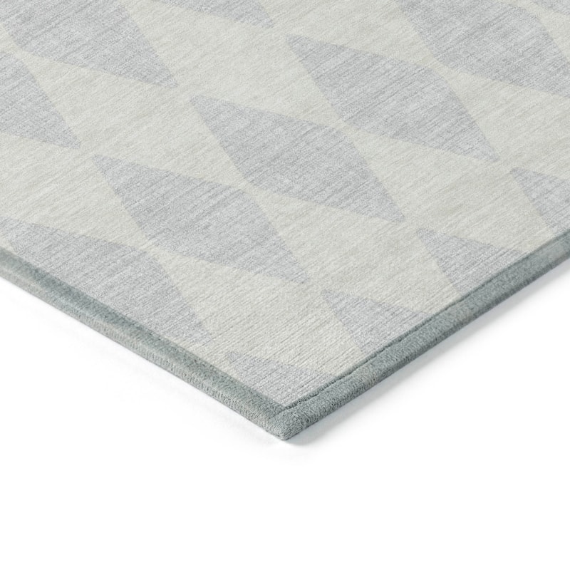 Machine Washable Indoor/ Outdoor Chantille Diamonds Rug