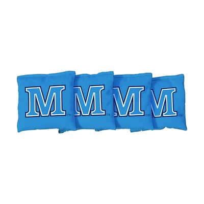 Maine Light Blue Cornhole Bags