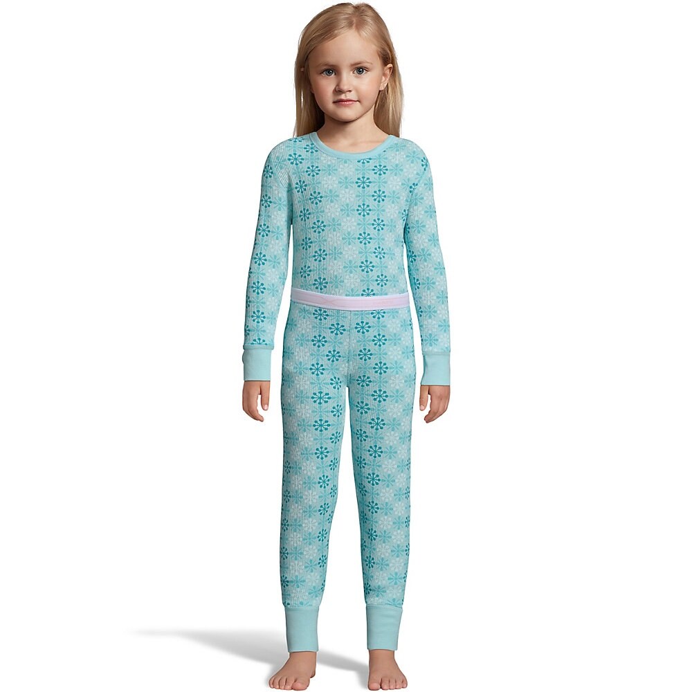 Hanes Boys Waffle Knit Thermal Set with FreshIQ X-Temp Technology /& Organic Cotton