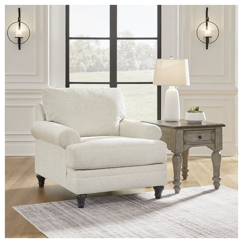 Signature Design by Ashley Valerani Brown/Beige Chair - 42"W x 44"D x 40"H - 42"W x 44"D x 40"H - Beige