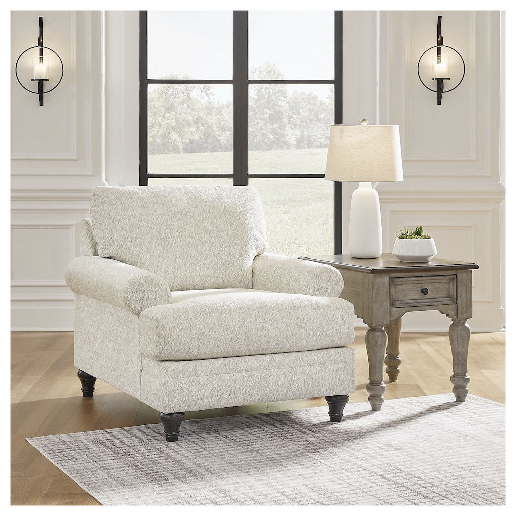 Signature Design by Ashley Valerani Brown/Beige Chair - 42"W x 44"D x 40"H