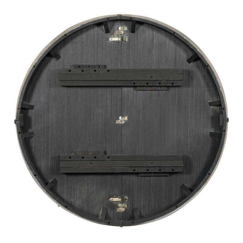 Spruce & Spring Round Dining Table Set for 4, Extendable 5-Piece Mid Century Modern Farmhouse Table with Upholstered Chairs