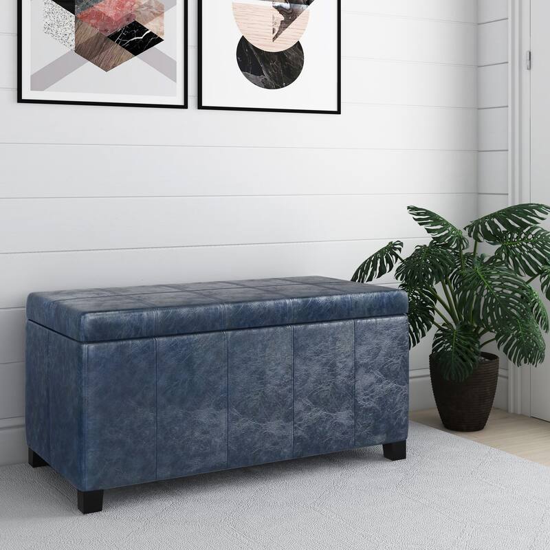 Modern Storage Ottoman Bench