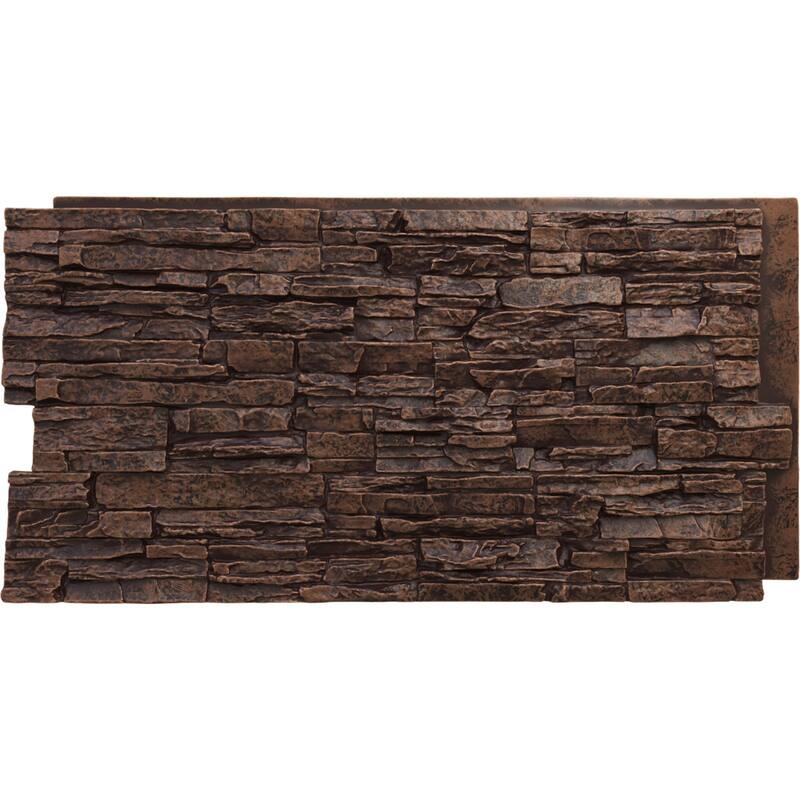 Canyon Ridge Stacked Stone, EverStone Faux Stone Siding Panel