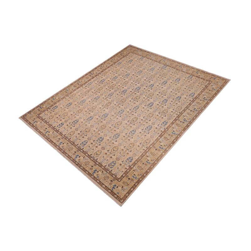 Vintage Herati Bidjar Hand Knotted Wool Rug