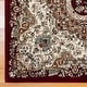 preview thumbnail 2 of 2, Gertmenian Majestic Silas RedTraditional Boarder Medallion Area Rug