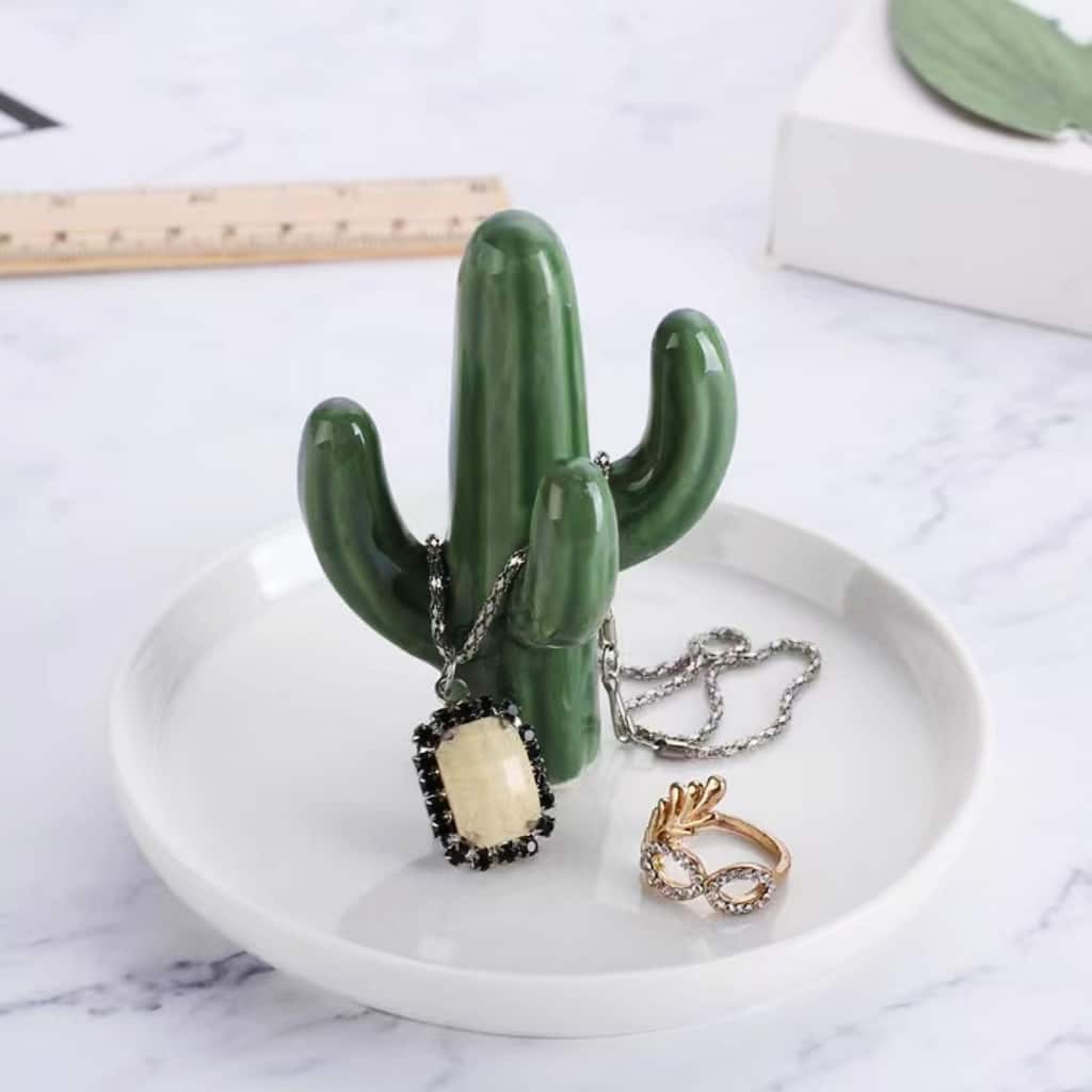 Ceramic Ring Holder Decor Jewelry Dish Organizer
